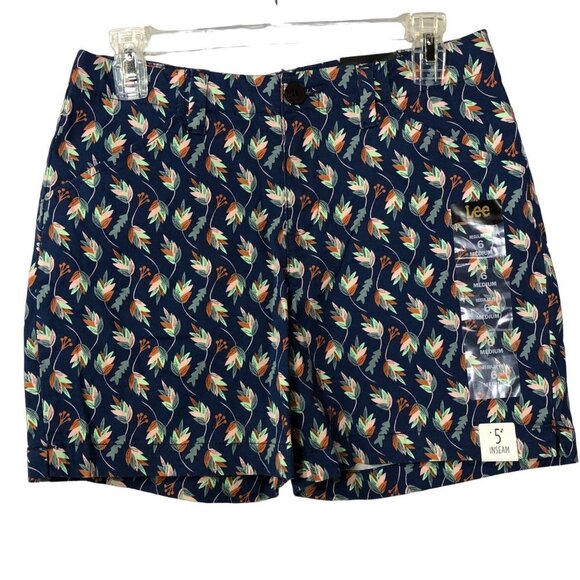 LEE LADIES MID RISE REGULAT FIT SHORTS NEW WITH TAG - Picture 1 of 13